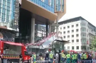 Incendiu pe santierul OXY din Bruxelles. Doi romani se afla printre cei sase muncitori morti