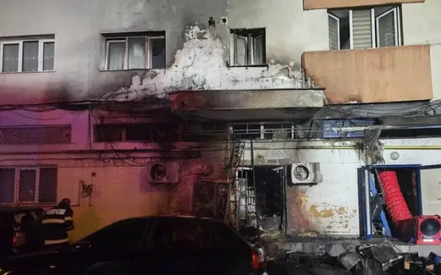 incendiu ghena gunoi Cluj