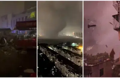 Tornada cu rafale de 260 km/h in provincia Hubei. 11 morti si mii de locuinte distruse in China