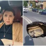 Carmen Serban cade cu masina in craterul surpat pe Bulevardul Eroilor. Primaria opreste traficul