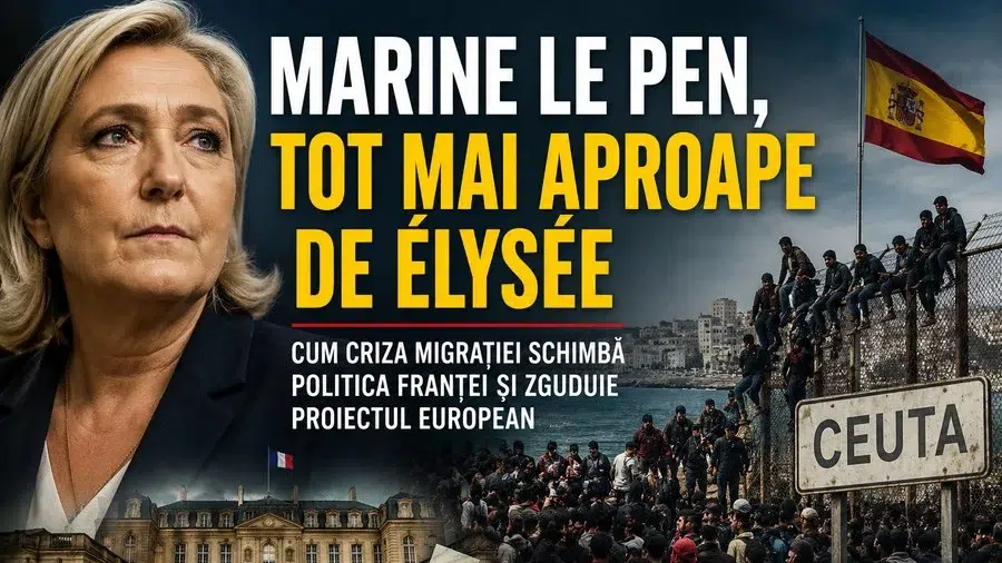 Peste 60.000 de marocani au intrat in Ceuta. Marine Le Pen cere limitarea spatiului Schengen