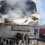 Drona ruseasca loveste un tren de pasageri in Odesa. Doi mecanici au murit pe loc