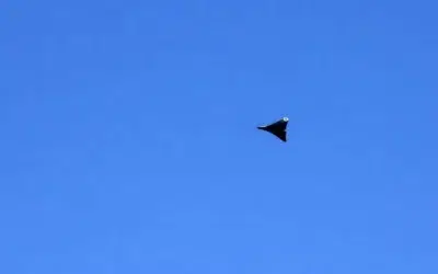 Dronă prăbușită și explodată în Tulcea. Aparatul a fost filmat deasupra satului Răchelu