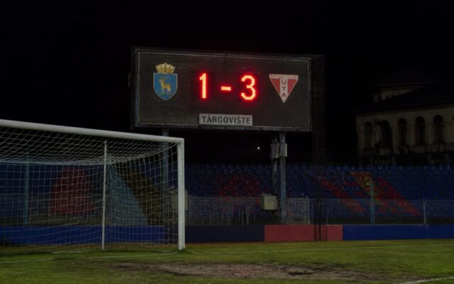 FCSB înfrângere, FCSB pierde cu UTA Arad, 1-3 la Târgoviște, și coboară pe locul patru după a doua înfrângere la rând în