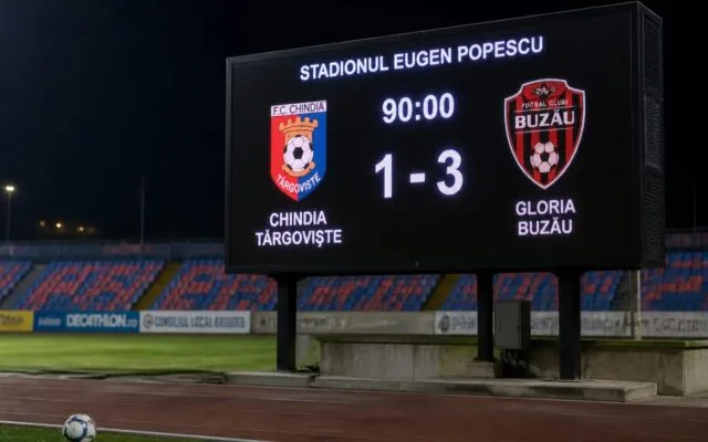 FCSB înfrângere Superliga, FCSB pierde 1-3 cu UTA Arad la Târgoviște, al doilea eșec la rând vine chiar contra echipei cu