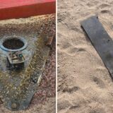 fragmente dronă Eforie, Două fragmente suspecte de dronă, inclusiv unul de 60 de centimetri, au fost descoperite pe plajele