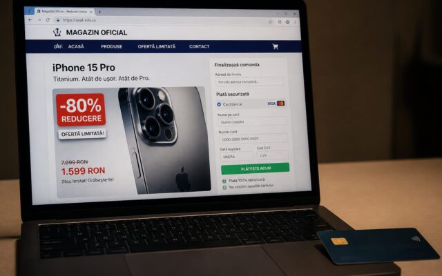 fraude online, Fraudele online au crescut cu 91% în 2025. DNSC arată cum verifici rapid un site sau o ofertă suspectă