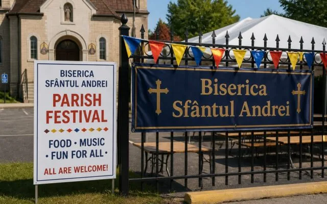 George Simion Chicago, La o săptămână după scandalul vizei din SUA, liderul AUR a mers la un festival al unei biserici
