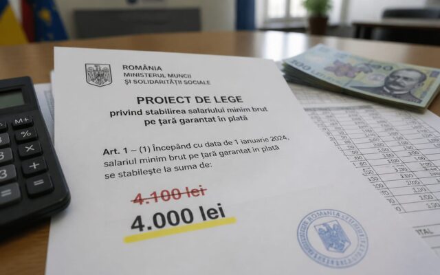 Legea salarizării coboară baza la 4.000 de lei, de la 4.100. Cine pierde la salariul de bază și cine câștigă din sporuri