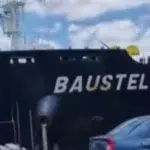 Nava Baustella esueaza pe Canalul Sulina si blocheaza traficul. Al doilea incident in doua luni