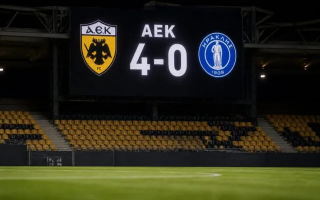Două assisturi pentru Răzvan Marin la 4-0 cu Iraklis Salonic. Nota primită după un debut excelent la AEK Atena