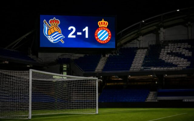 Real Sociedad prima victorie, Real Sociedad a învins Espanyol cu 2-1 la Anoeta. Oyarzabal a dat ambele pase de gol la primul