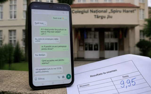 Roxana Vlăduțescu, 9,95 la Titularizare și tot respinsă pentru un post de învățător în Târgu Jiu. Ce nu a publicat colegiul