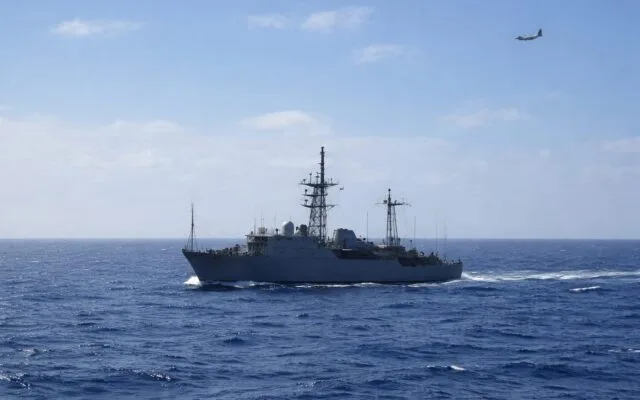 Rusia fregata Admiral Kasatonov rachete Zircon, Rusia a trimis fregata Admiral Kasatonov cu rachete Zircon lângă Fehmarn