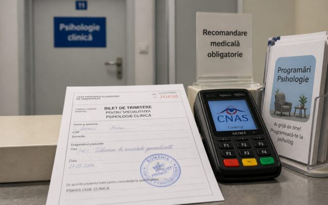 Asigurații pot primi servicii psihologice decontate de CNAS, însă doar cu recomandare medicală și în limitele normelor