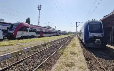 Primul tren electric PESA pleaca spre Brasov. CFR Calatori modifica ruta in ultimul moment