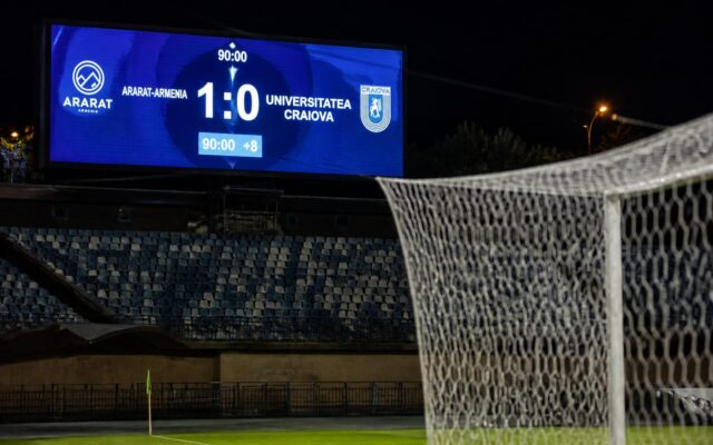 Universitatea Craiova Conference League, Dumitru Dragomir, după 0-1 cu Ararat-Armenia în minutul 90+8, spune că fotbalul