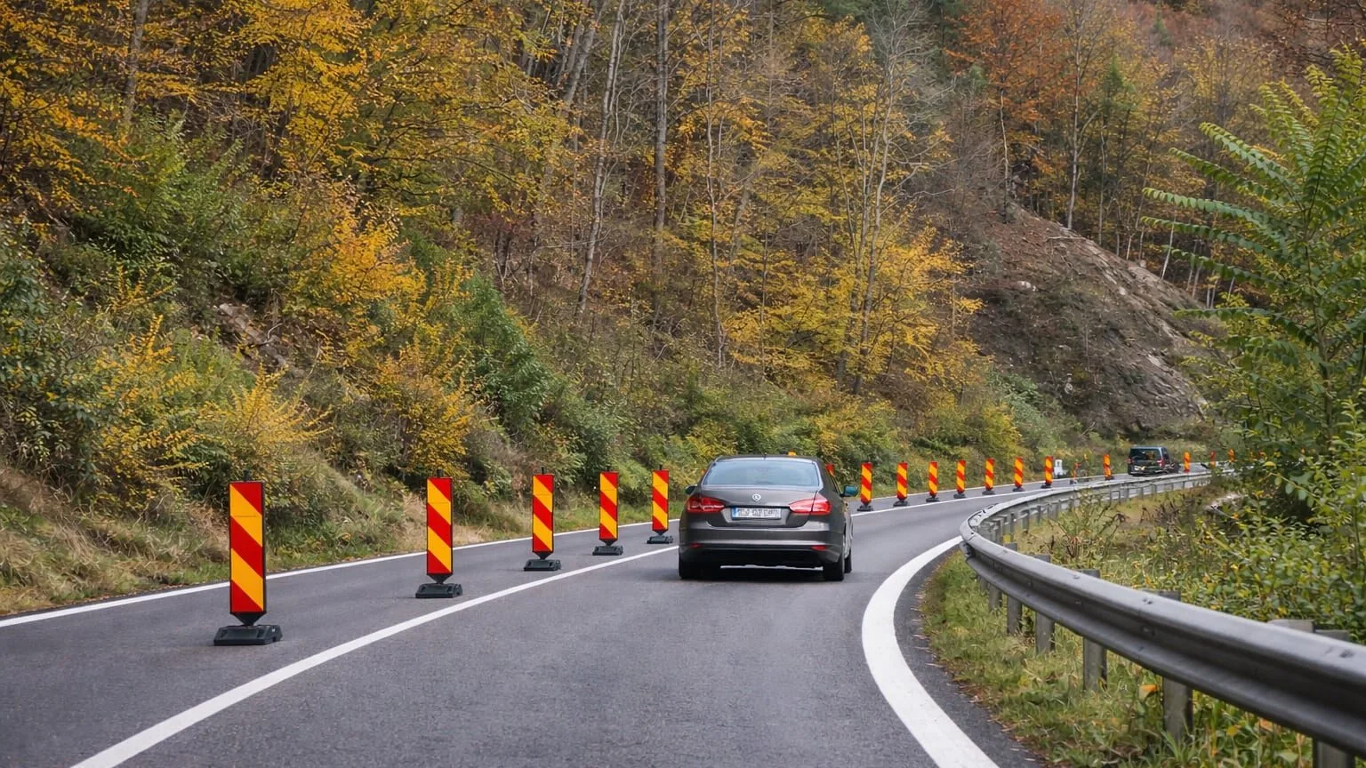 Valea Oltului lucrări, Lucrările de siguranță de pe DN7, Valea Oltului, au depășit 75%. Acum se circulă pe ambele sensuri la