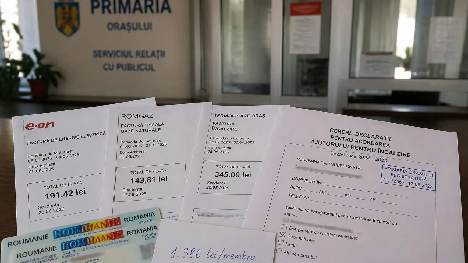 ajutor încălzire și energie, Familiile cu venit sub 1.386 lei pe membru pot cere ajutor pentru încălzire și energie