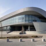 Exteriorul Danubius Arena din Tulcea