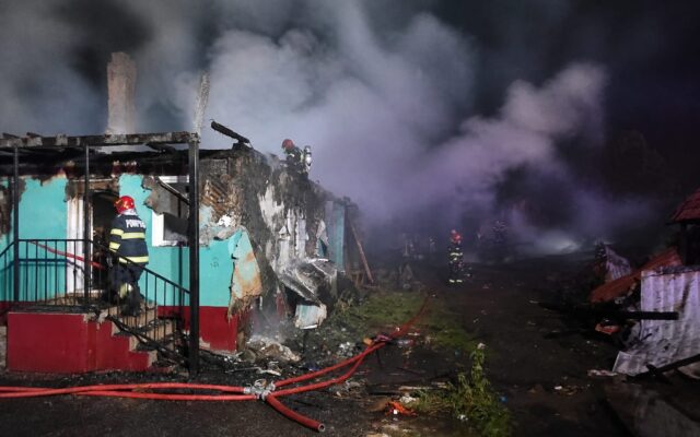 Incendiu în comuna Șanț