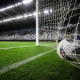 Mingea în poarta de pe Bluenergy Stadium