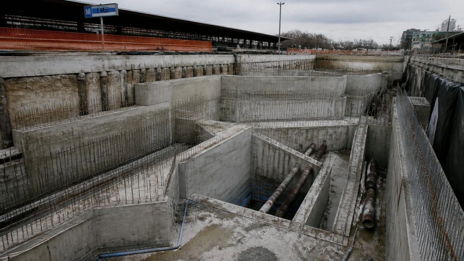 Magistrala 6, Drumul cu metroul spre Aeroportul Henri Coandă a ajuns la 75% pe Secțiunea Sud, iar tunelurile se apropie de 1