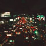 Trafic aglomerat în timpul navetei zilnice