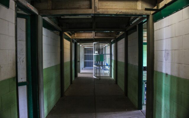Coridor de acces în penitenciar