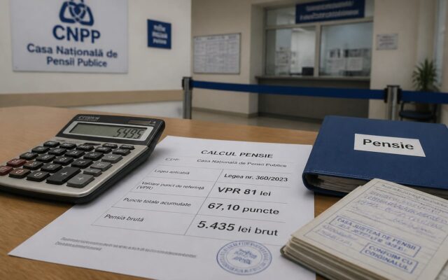 pensia netă de 5.000 de lei, Pentru o pensie netă de 5.000 de lei sunt necesari 24-45,6 ani de muncă, în funcție de salariul