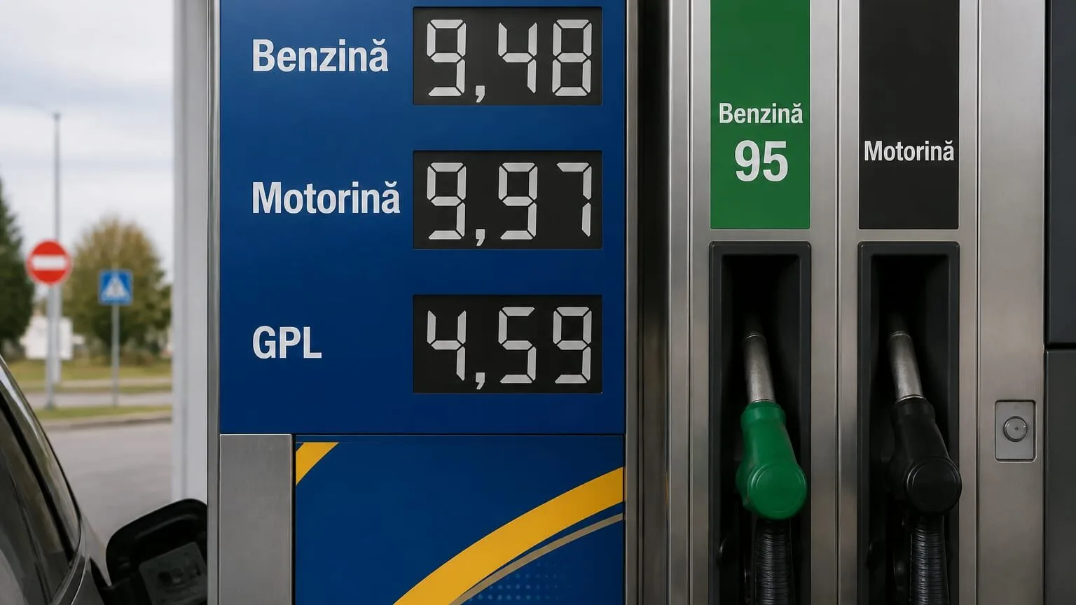 prețul carburanților, Șoferii găsesc benzină de la 9,48 lei și motorină la 9,97 lei, iar un plin de 50 de litri costă cu