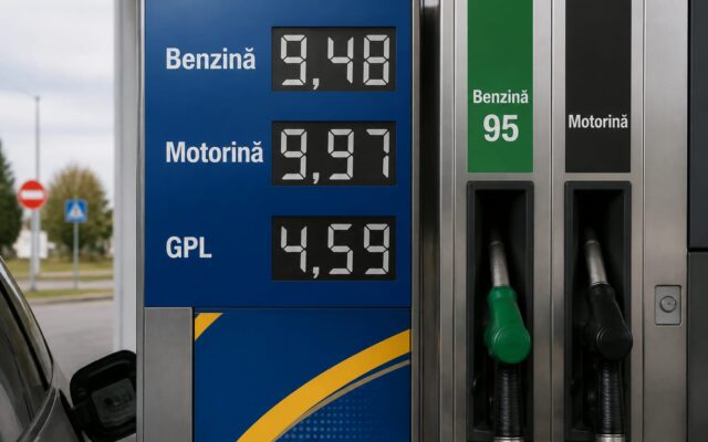 prețul carburanților, Șoferii găsesc benzină de la 9,48 lei și motorină la 9,97 lei, iar un plin de 50 de litri costă cu