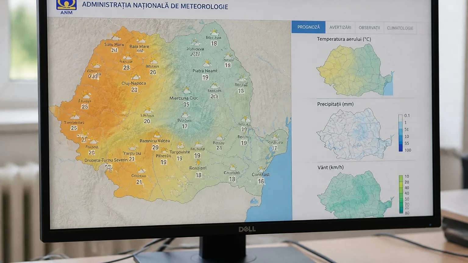 prognoza ANM, ANM anunță 4 săptămâni cu temperaturi ușor peste normal, mai ales în vest și sud-vest, iar ploile rămân