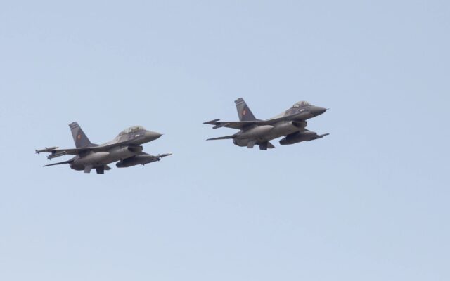 Avioane militare în timpul misiunii
