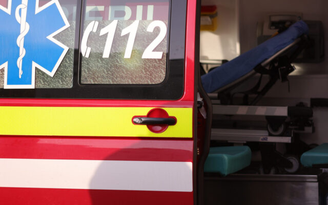 Ambulanță în timpul Planului Roșu