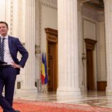 Europarlamentar român la tribună