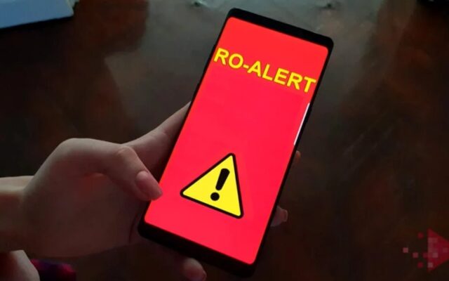 RO-Alert, Locuitorii din patru județe au primit alertă de 90 de minute după semnalarea unei drone spre Iași și Vaslui