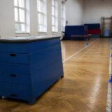 Sală de sport dintr-o școală de poliție
