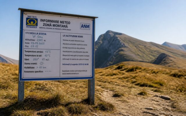 Septembrie 2026 aduce temperaturi peste normal în România. Prima jumătate a lunii este marcată de puține ploi la munte
