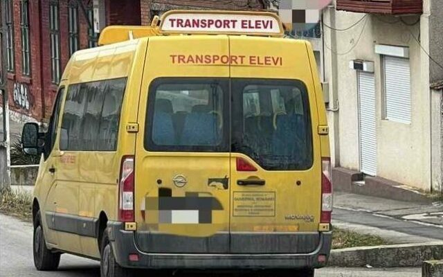 Un șofer de microbuz școlar din Timiș a fost prins cu 0,35 mg/l alcool în aerul expirat