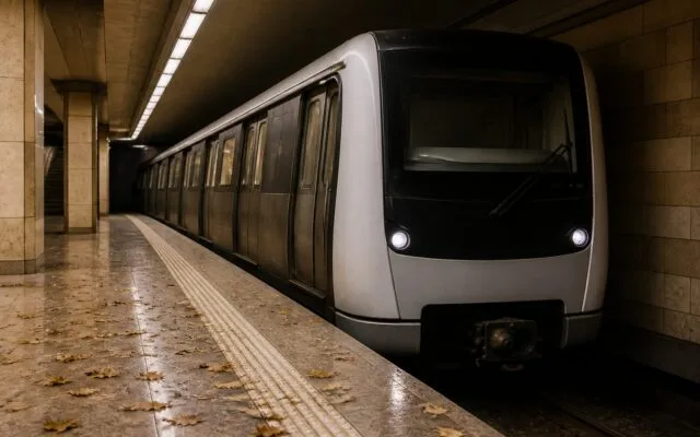 Tren pe Bucharest Metro Line
