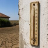 Termometru indicând temperaturi ridicate în Banat