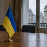Steagul Ucrainei înaintea negocierilor de armistițiu