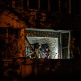 Apartament distrus după atacurile rusești