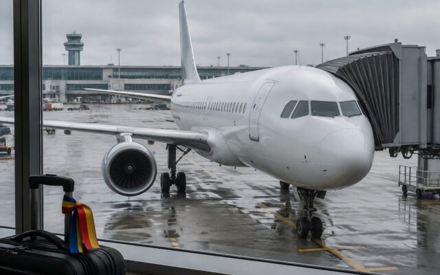Avion pe Brussels Zaventem Airport