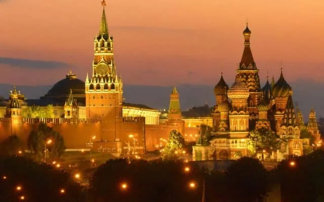 Panoramic cu Moscow Kremlin