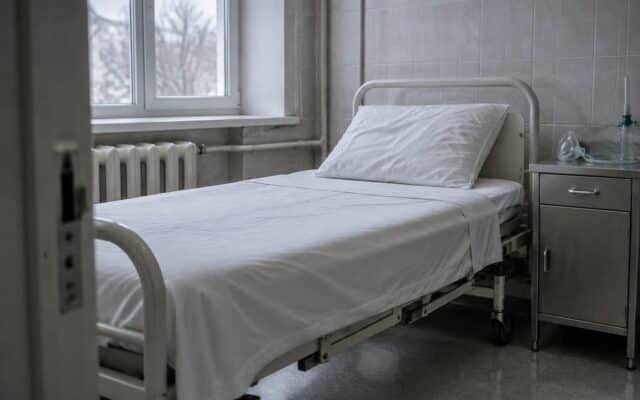 Paturi goale pentru izolare medicală
