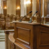 Tribuna goală a Romanian Chamber