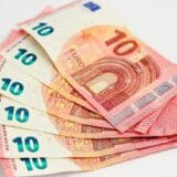 Bancnote euro pentru curs valutar