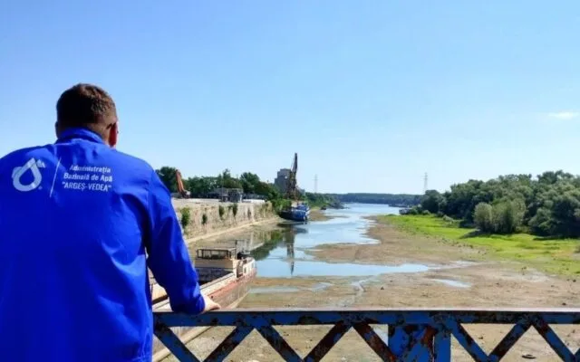 Scăderea drastică a debitului Dunării